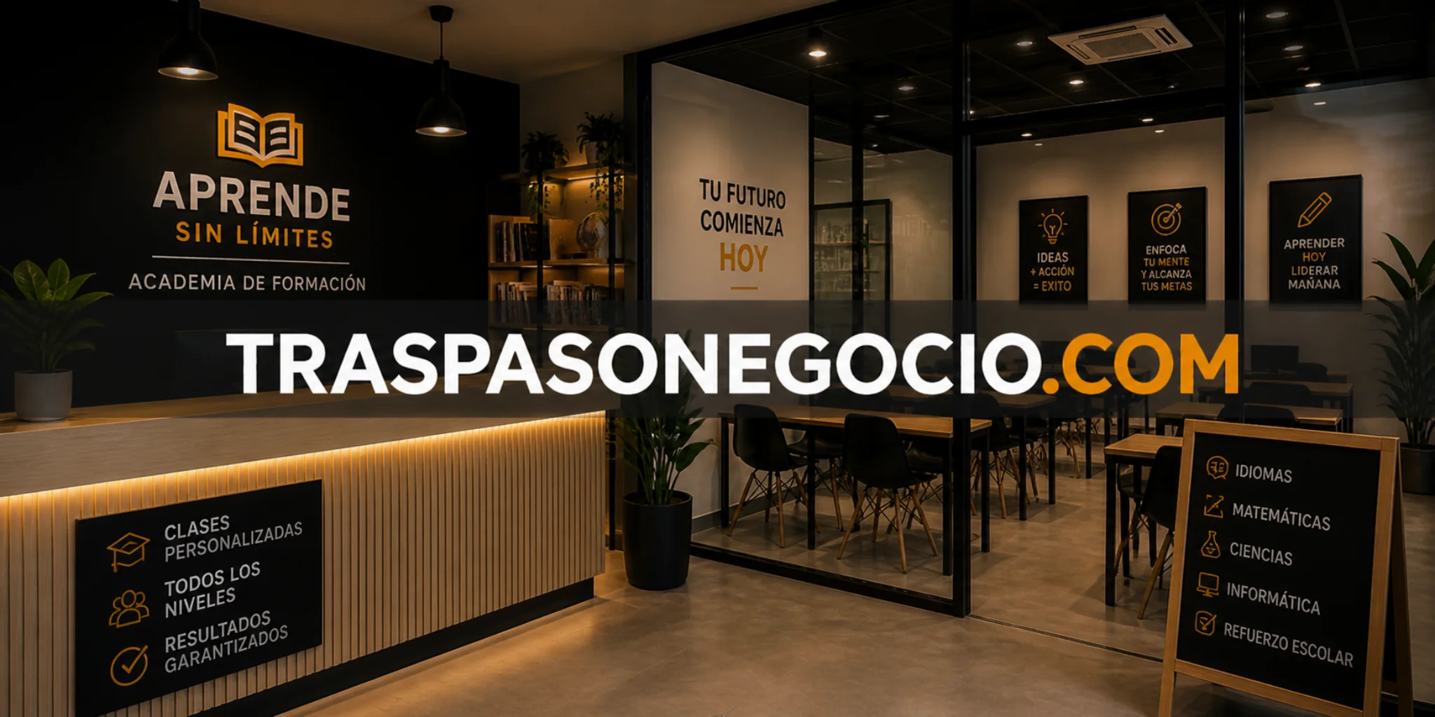 Traspaso de academia en España con alumnos y aulas